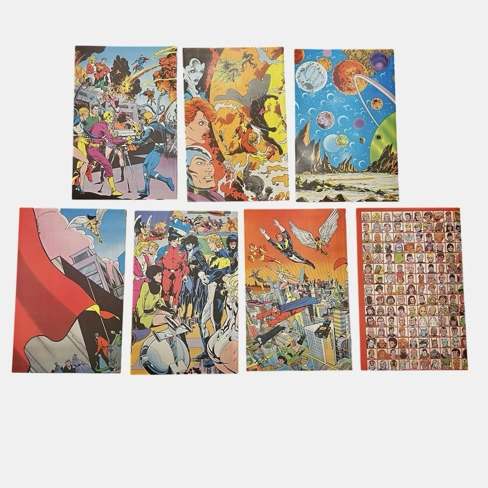 DC Who's Who Legion of Super Heroes Volume 1 - 7 Comic Books Complete Lot 1988